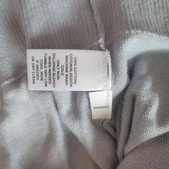 Loft Womens Button-Down Cardigan Sweater Light Blue Size M Cotton - Picture 4 of 5